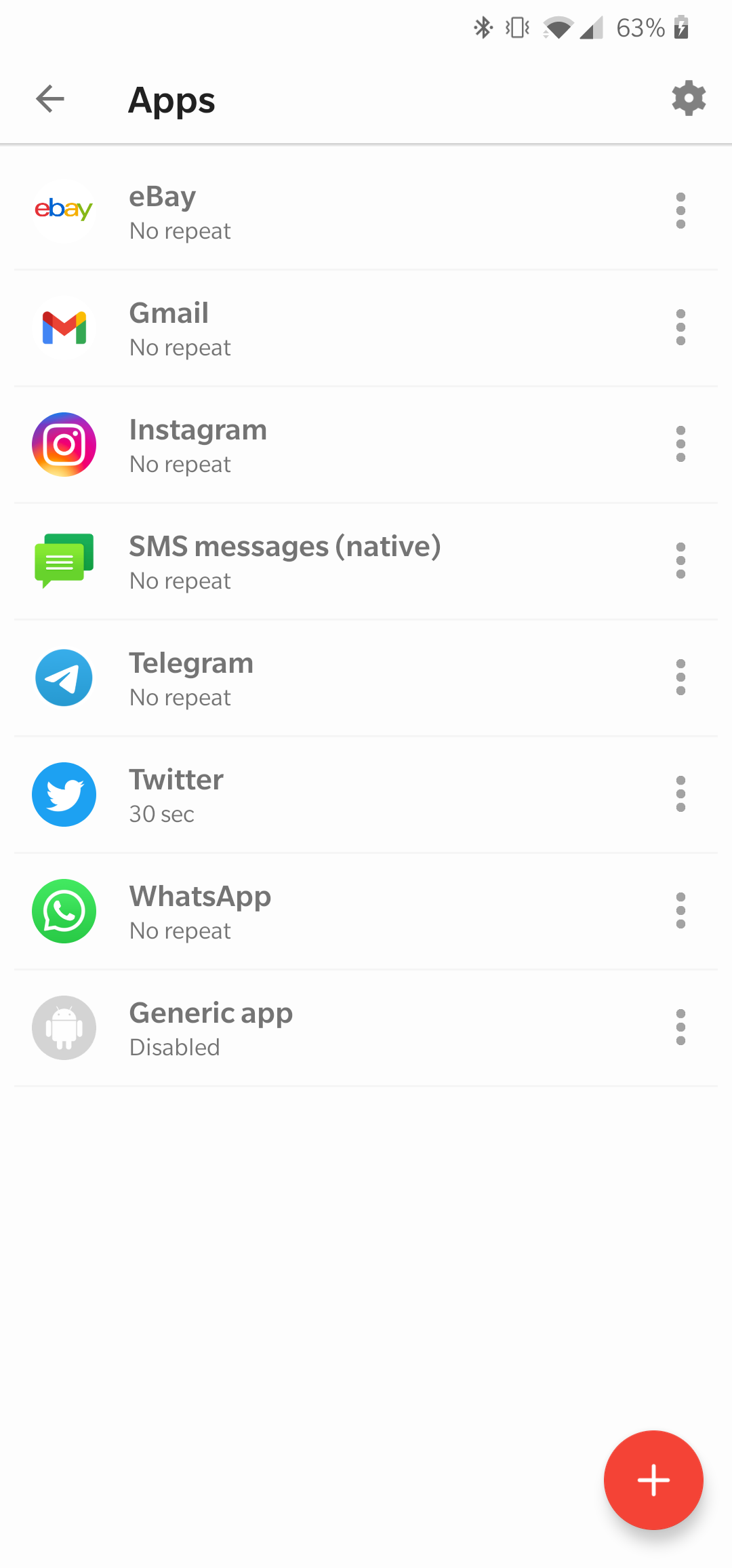 اسکرین شات برنامه Notify Lite for Mi Band 4