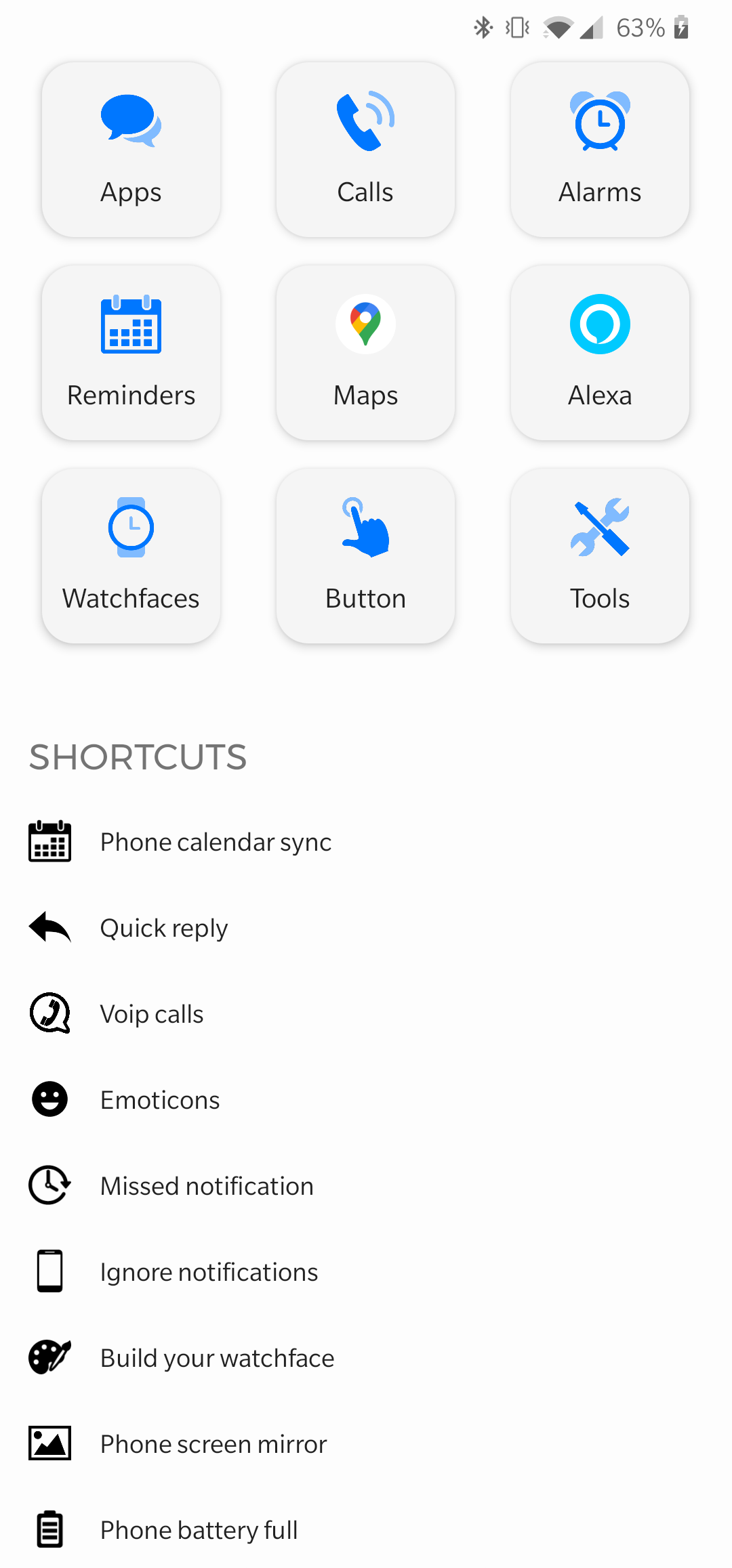 اسکرین شات برنامه Notify Lite for Mi Band 1