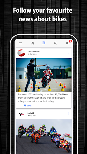 اسکرین شات 5 برنامه Dna Moto - the bikers network