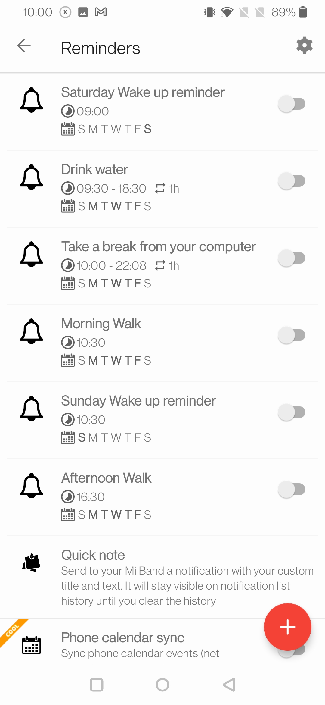 اسکرین شات 6 برنامه Notify Lite for Smartwatches