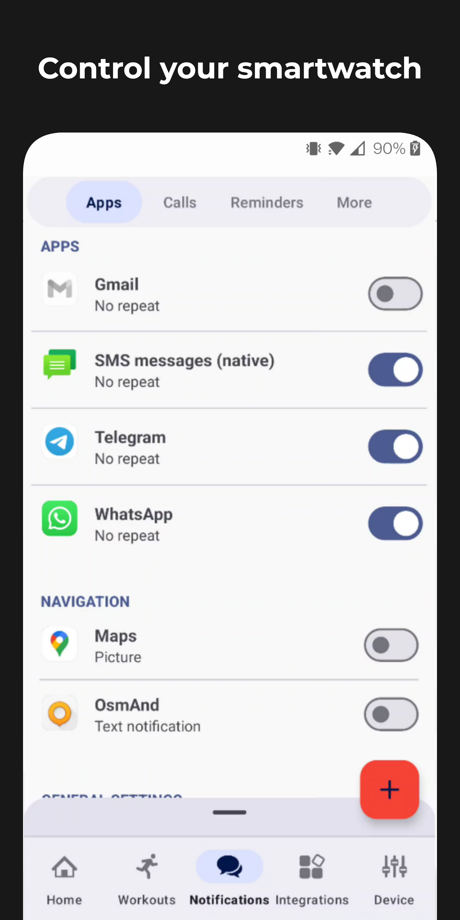 اسکرین شات 2 برنامه Notify for Xiaomi/Mi Band 8-10