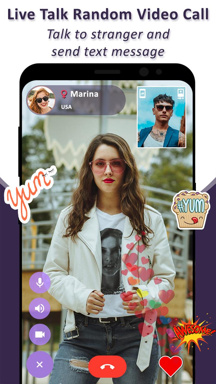 اسکرین شات 5 برنامه Live Talk - Random Video chat