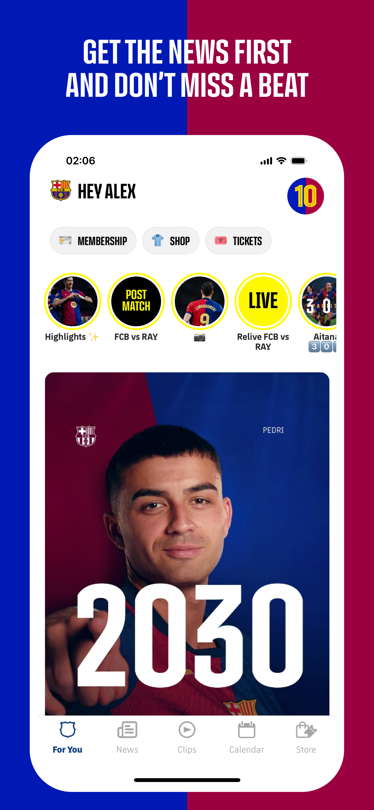 اسکرین شات 2 برنامه FC Barcelona Official App