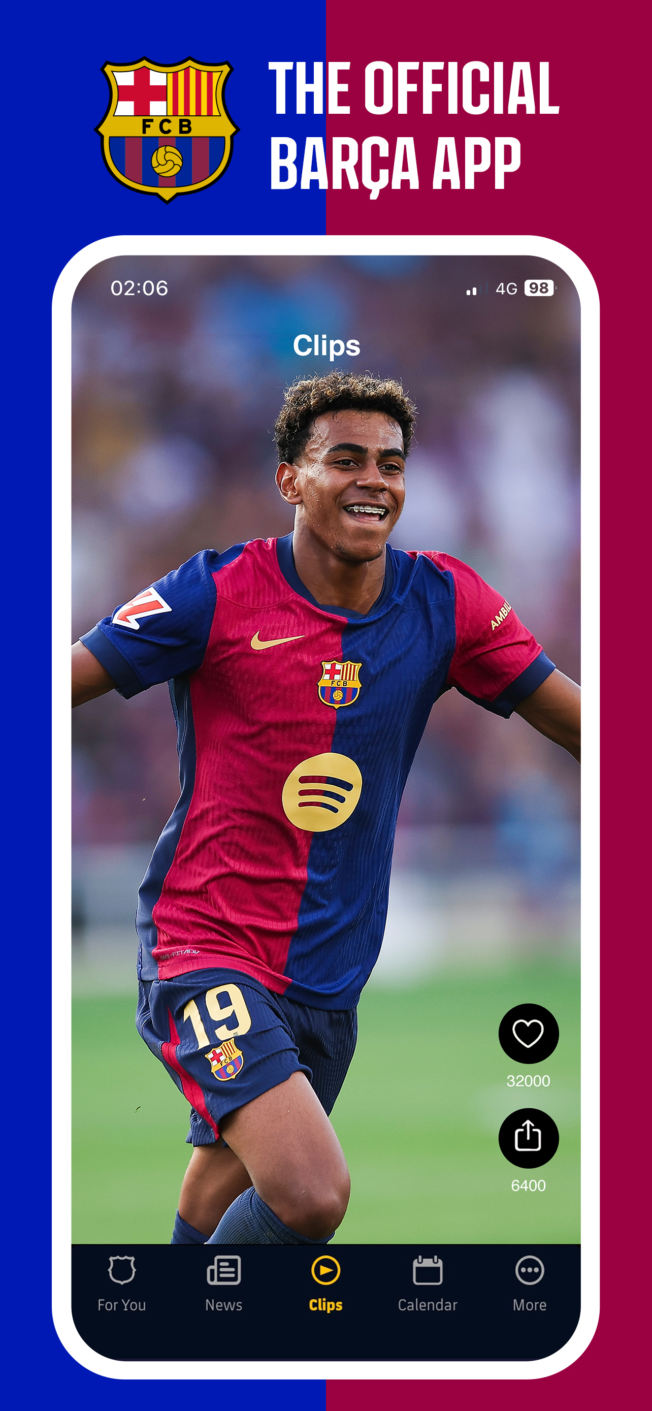 اسکرین شات 1 برنامه FC Barcelona Official App