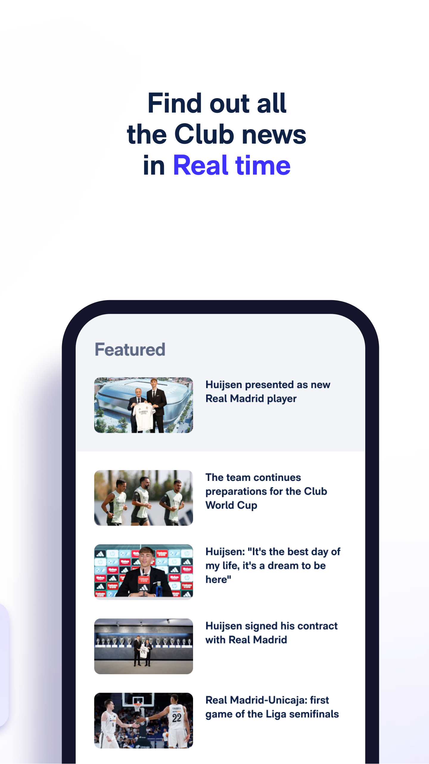 اسکرین شات 3 برنامه Real Madrid