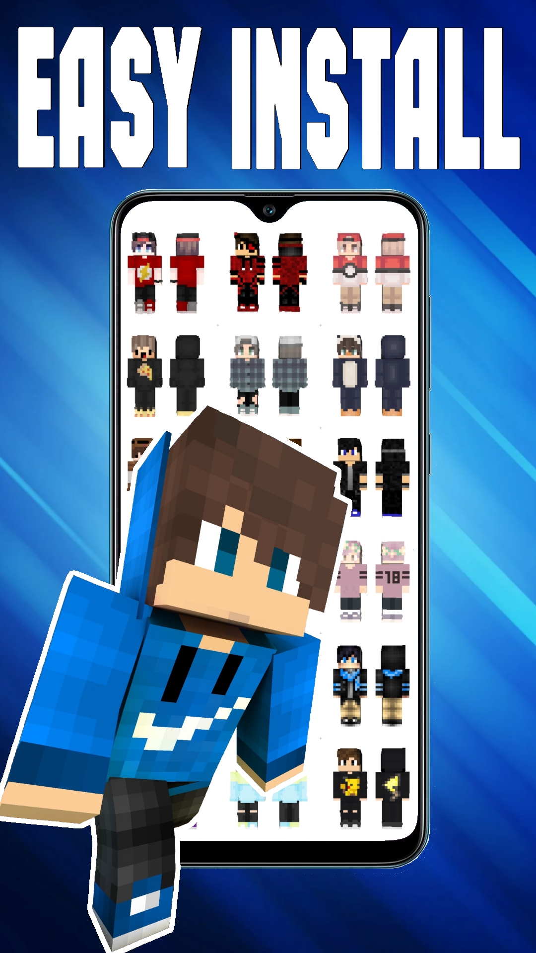 اسکرین شات 2 برنامه Boys skins for Minecraft