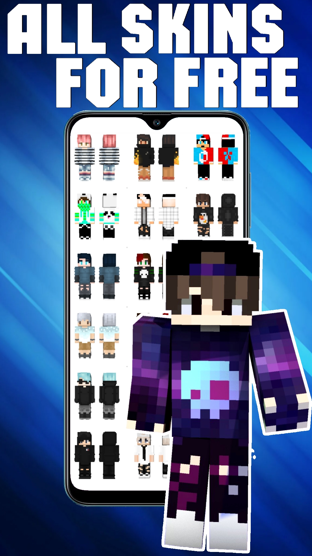 اسکرین شات 4 برنامه Boys skins for Minecraft