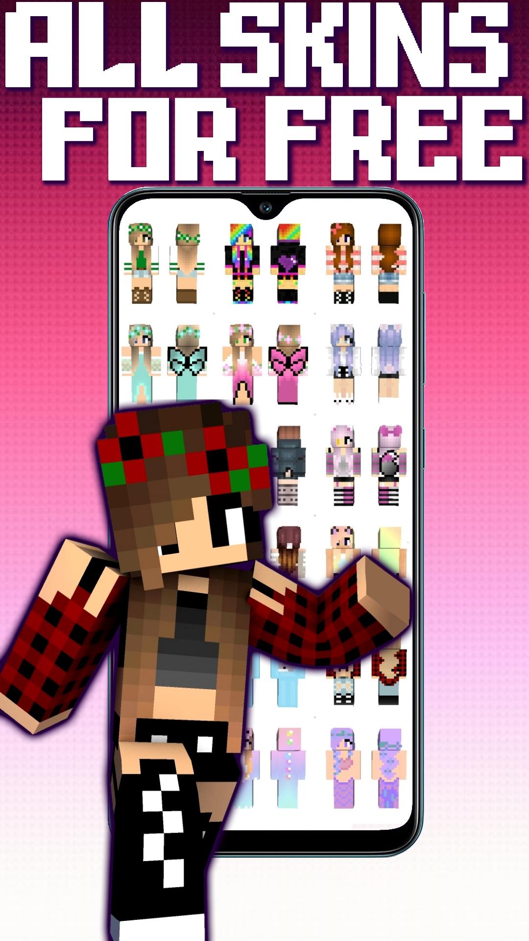 اسکرین شات 4 برنامه Girl Skins for Minecraft