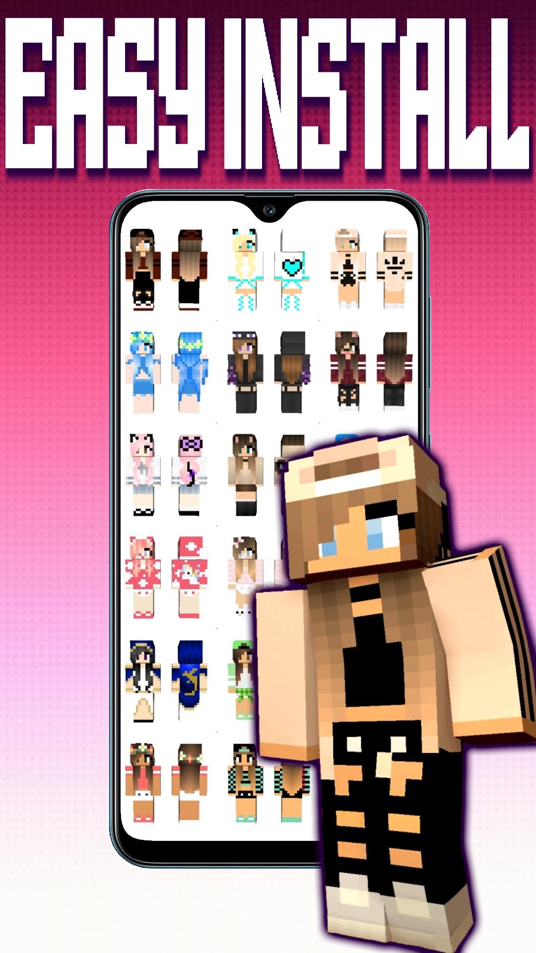 اسکرین شات 2 برنامه Girl Skins for Minecraft