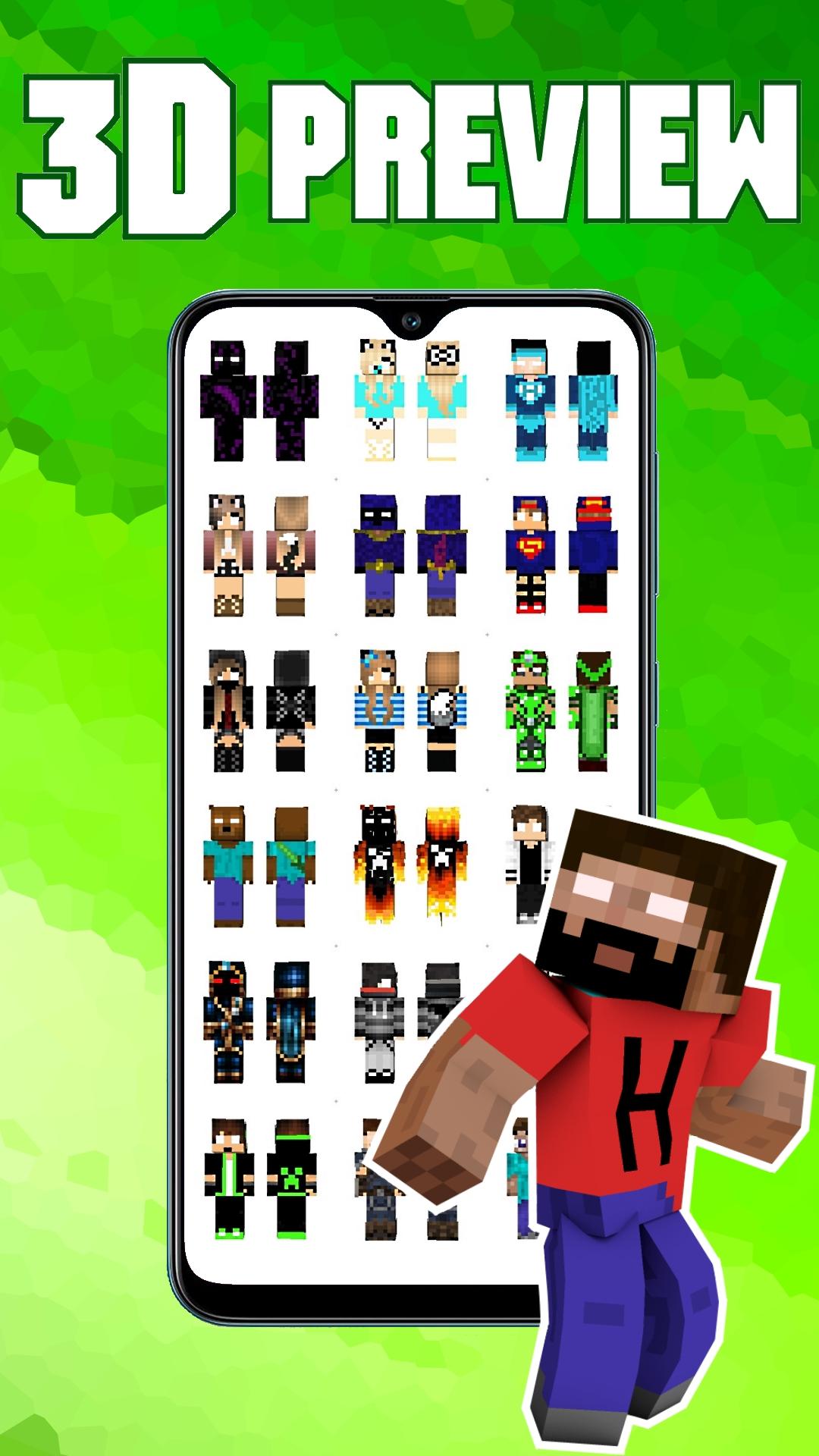 اسکرین شات 2 برنامه Herobrine Skins