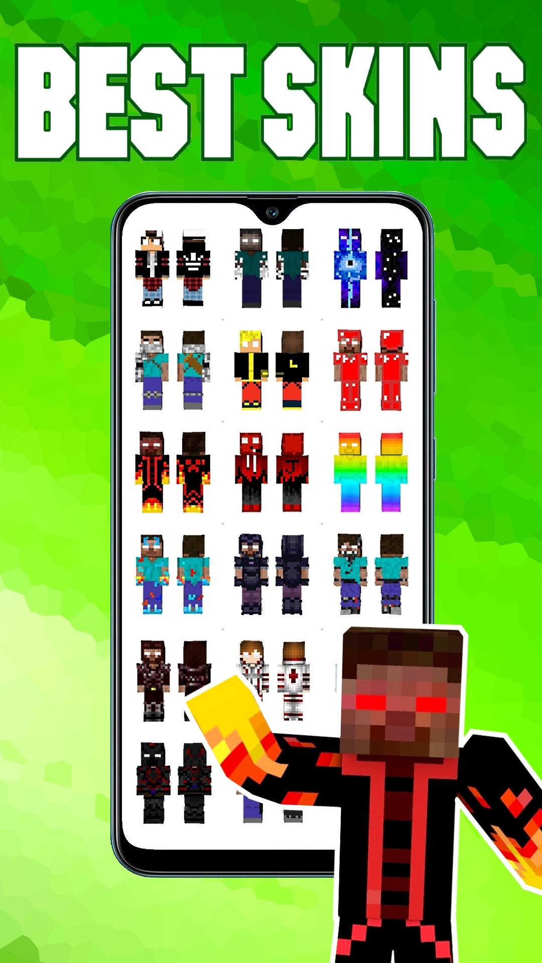 اسکرین شات 1 برنامه Herobrine Skins