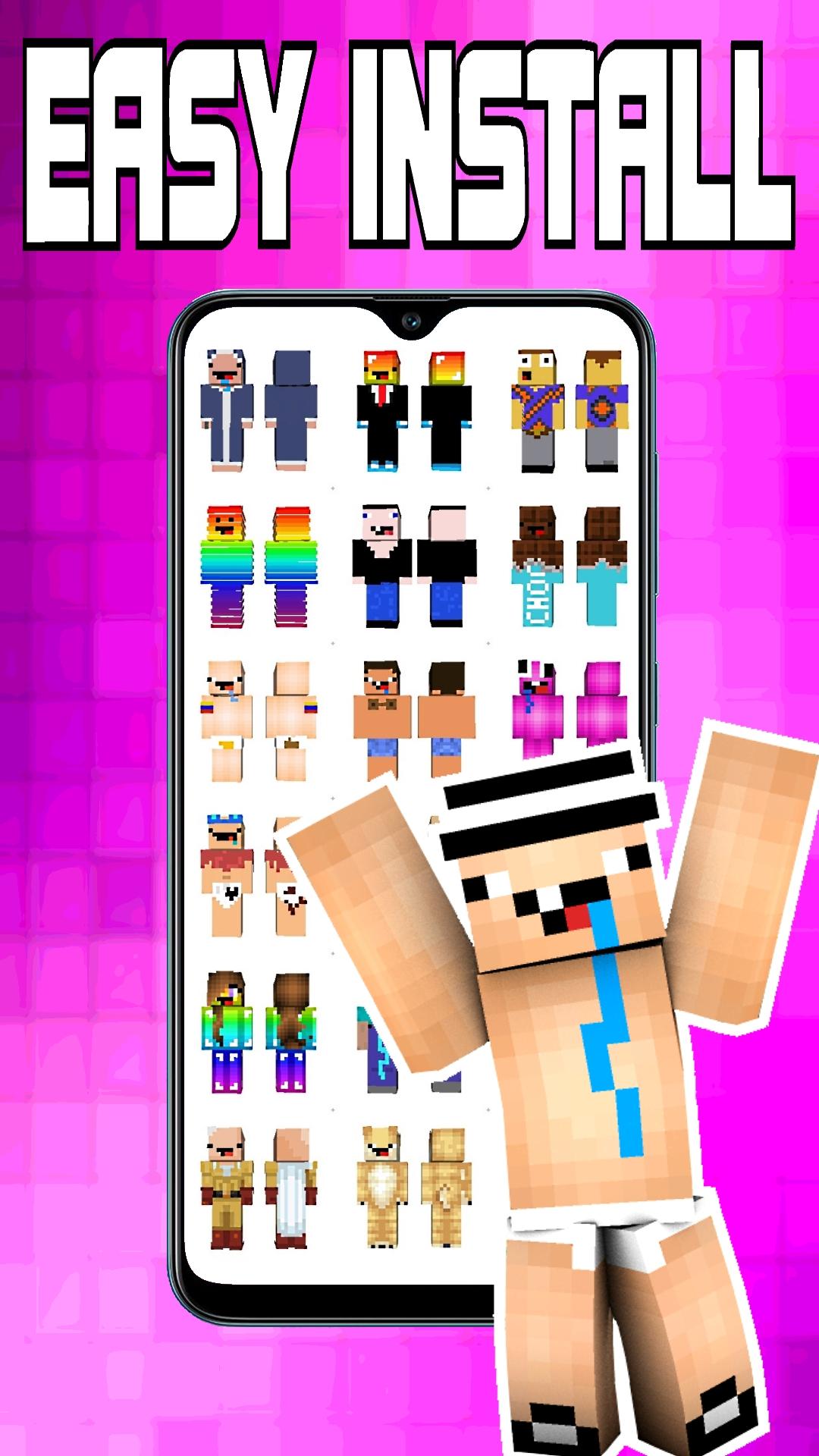 اسکرین شات 2 برنامه Noob Skins