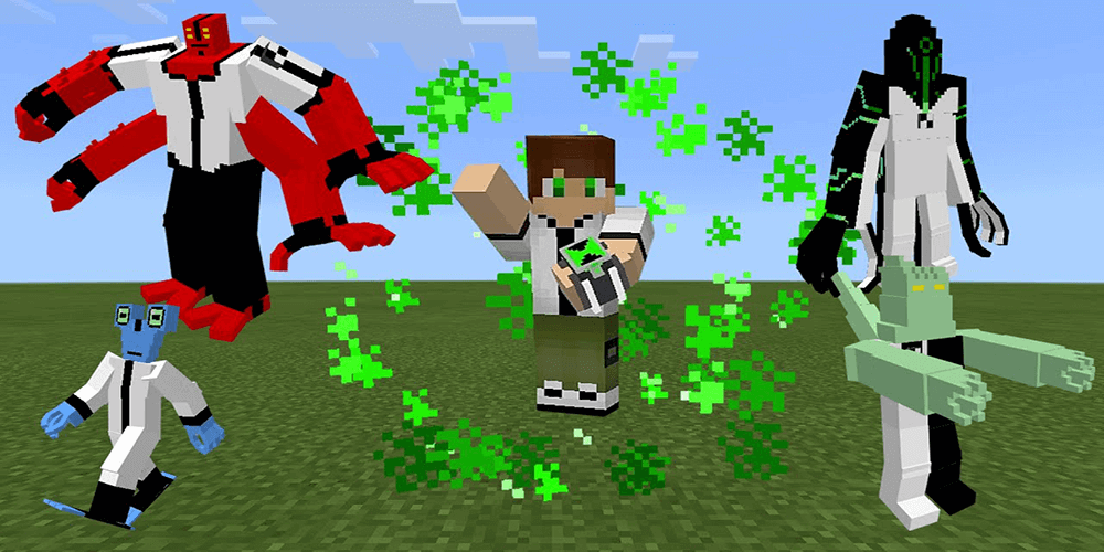اسکرین شات 2 برنامه Mod Ben 10 Alien for Minecraft pe