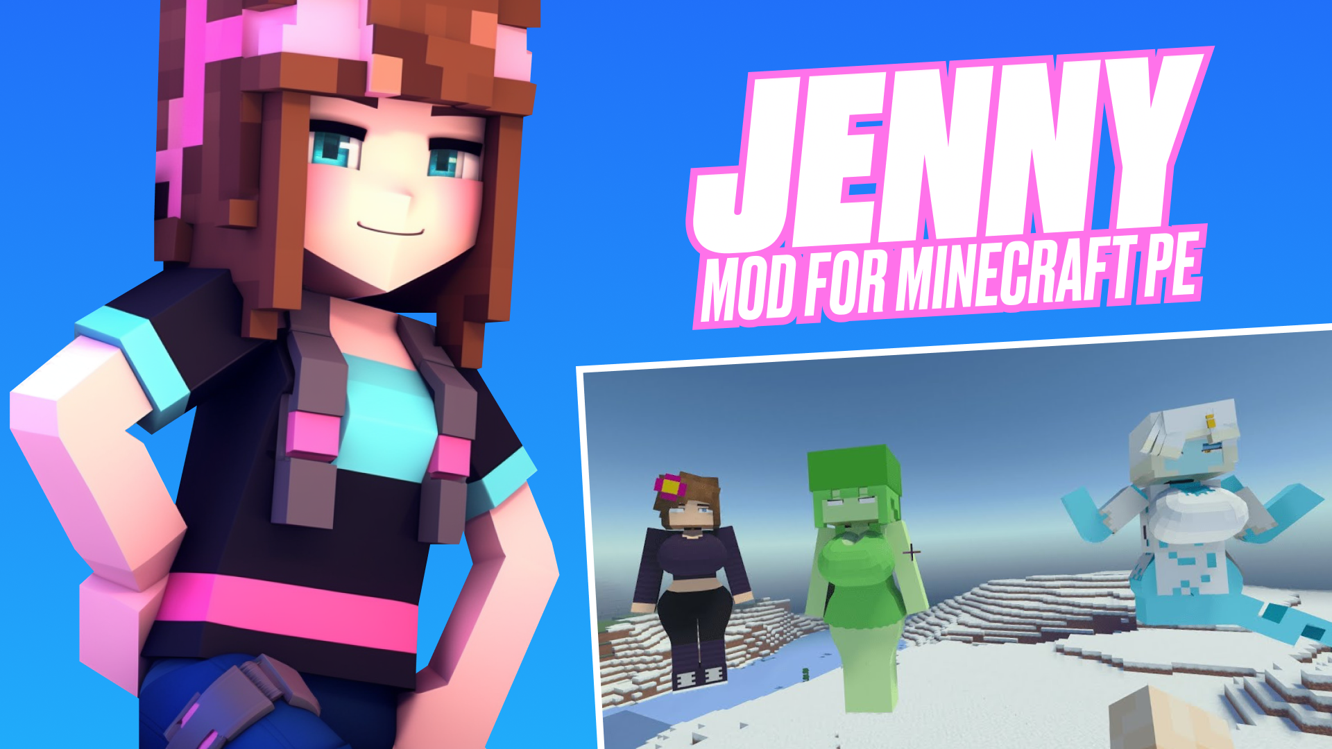 اسکرین شات 1 برنامه Jenny Mod for Minecraft PE