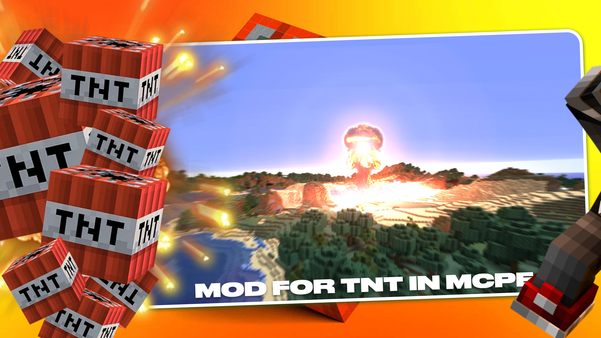 اسکرین شات 3 برنامه Nuke Bomb: TNT Minecraft Mod