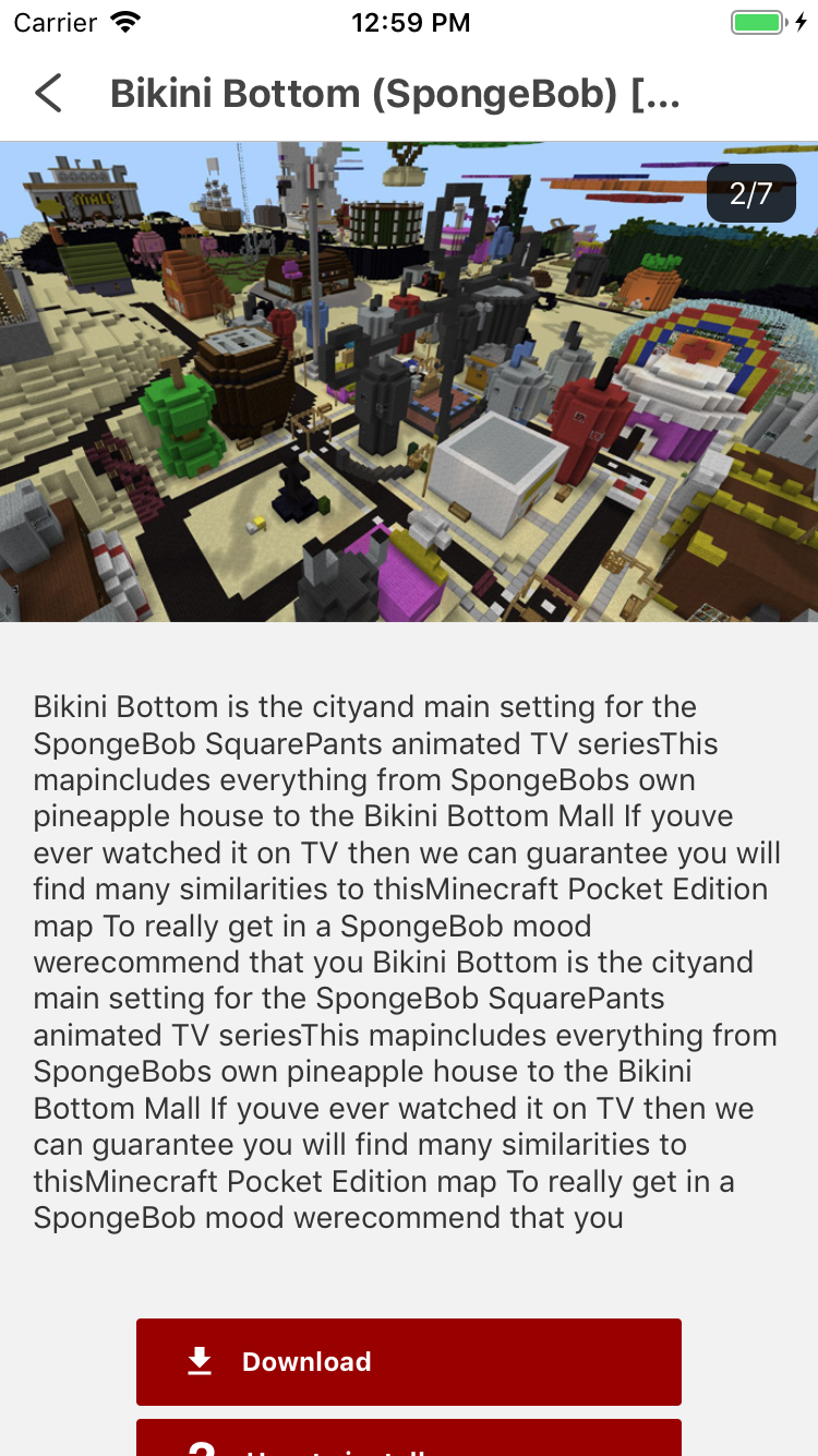 اسکرین شات 3 بازی Crafting Maps for Minecraft PE