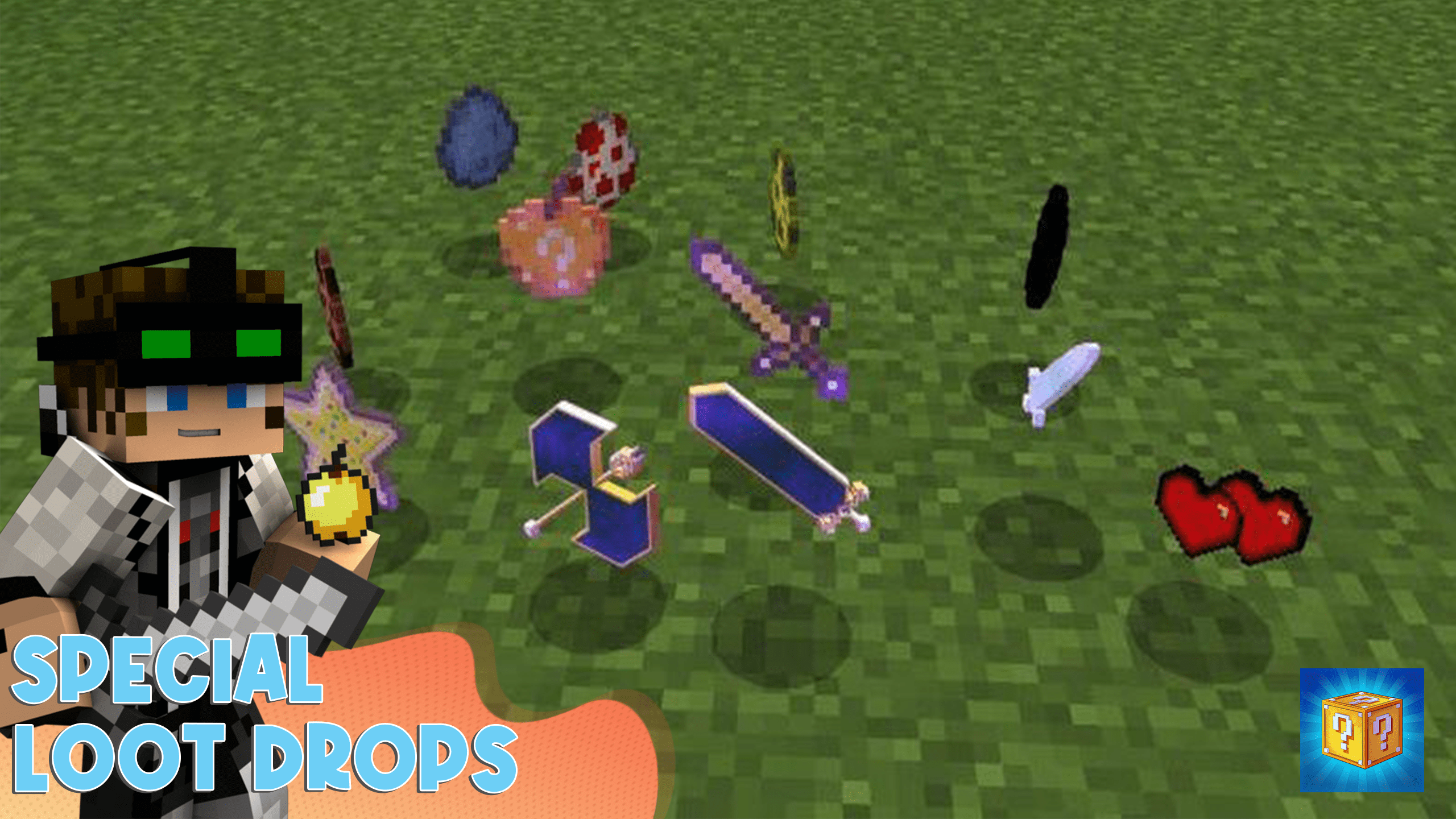 اسکرین شات 3 برنامه Lucky Block Mods for MCPE