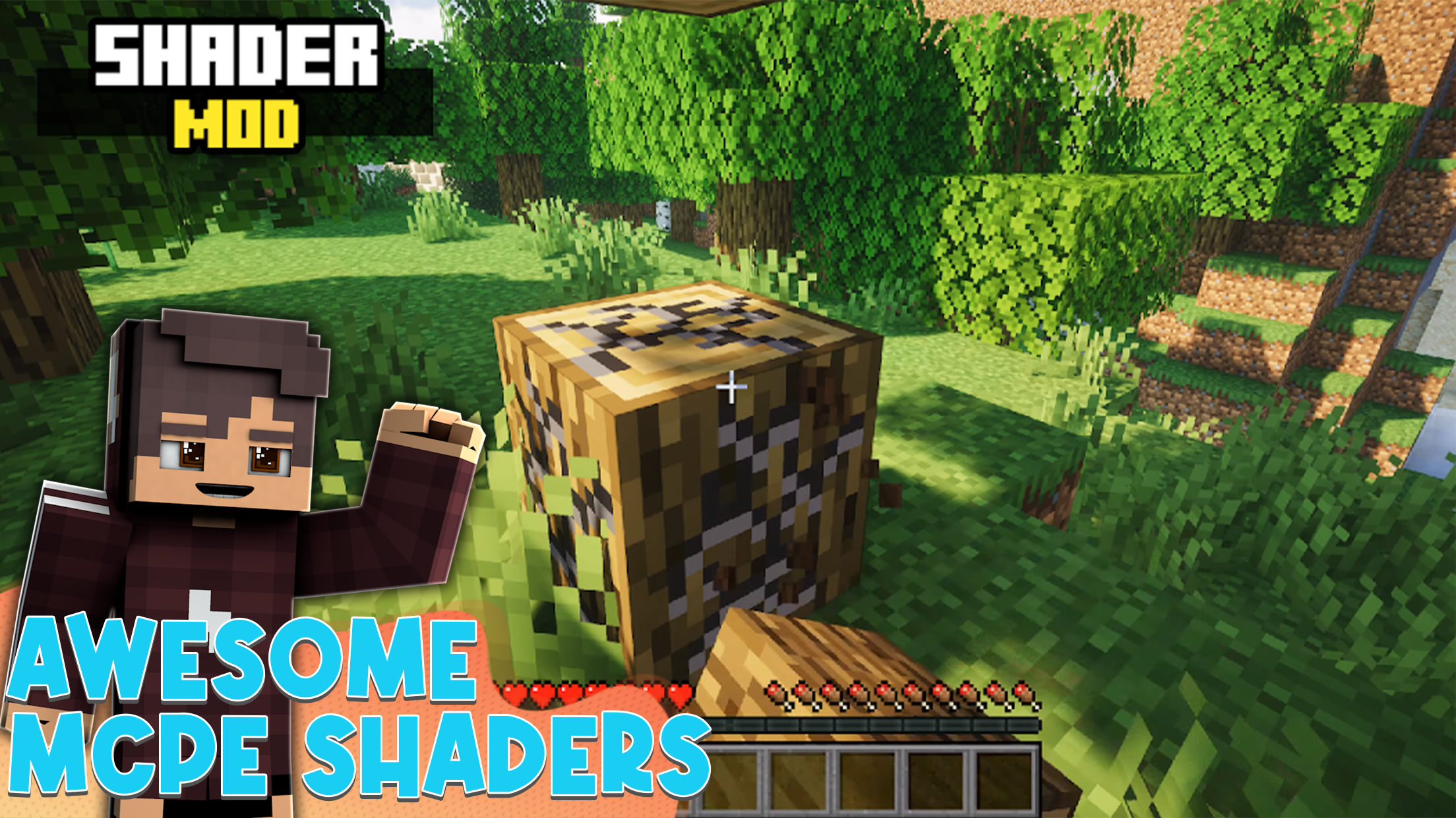 اسکرین شات 1 برنامه Realistic Shader Mod Minecraft