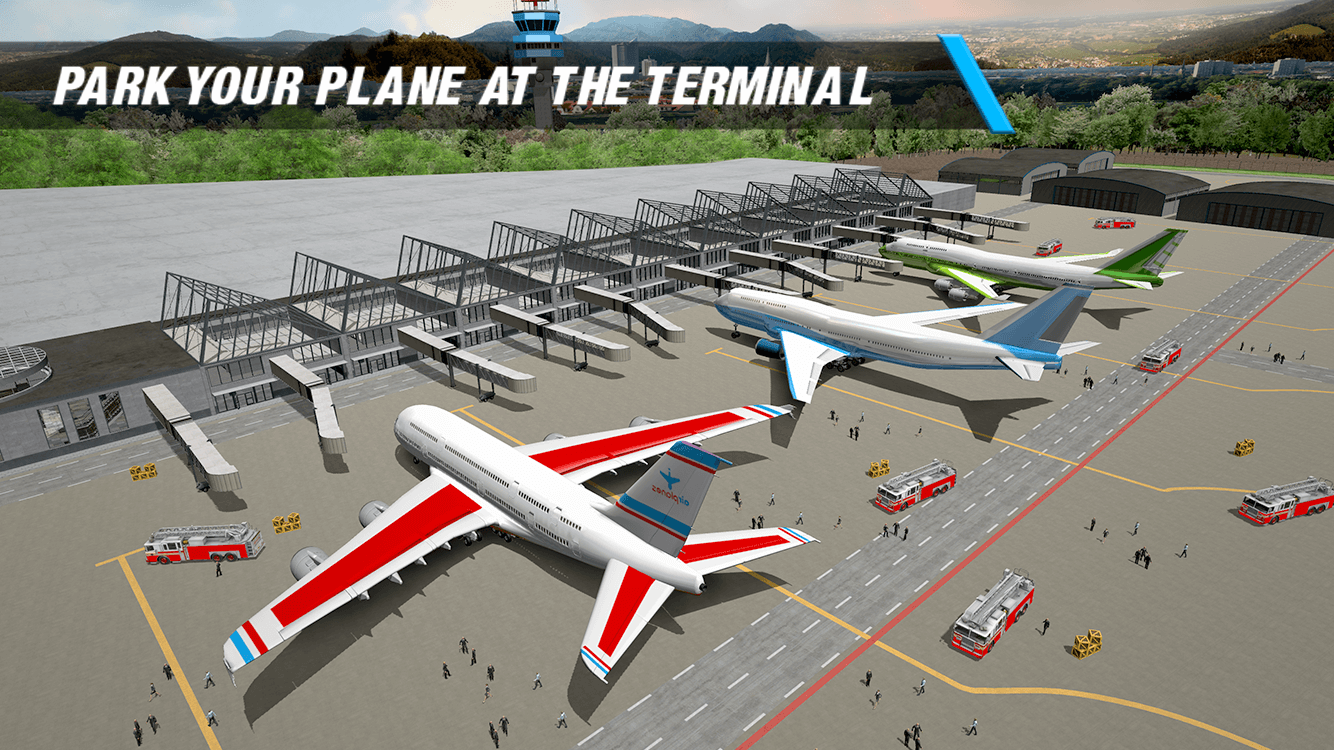 اسکرین شات 3 بازی City Pilot Plane Landing Sim