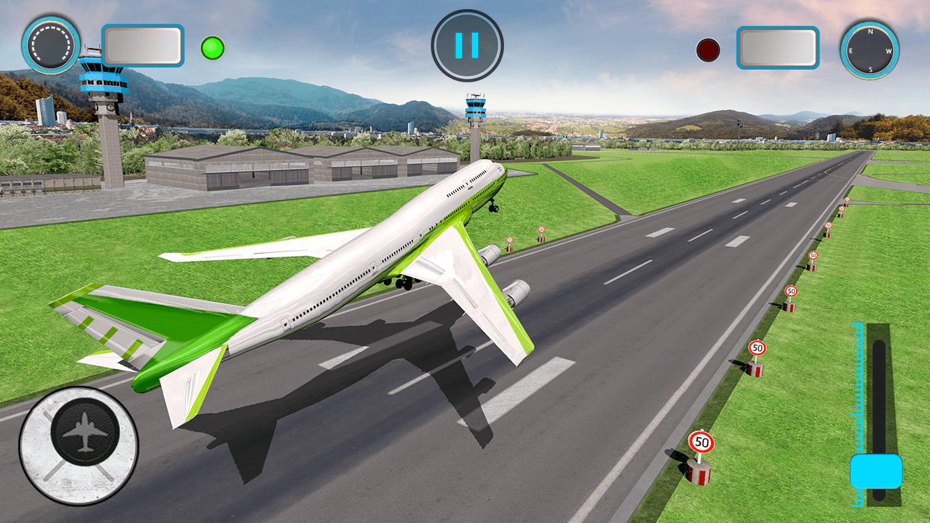 اسکرین شات 2 بازی City Pilot Plane Landing Sim