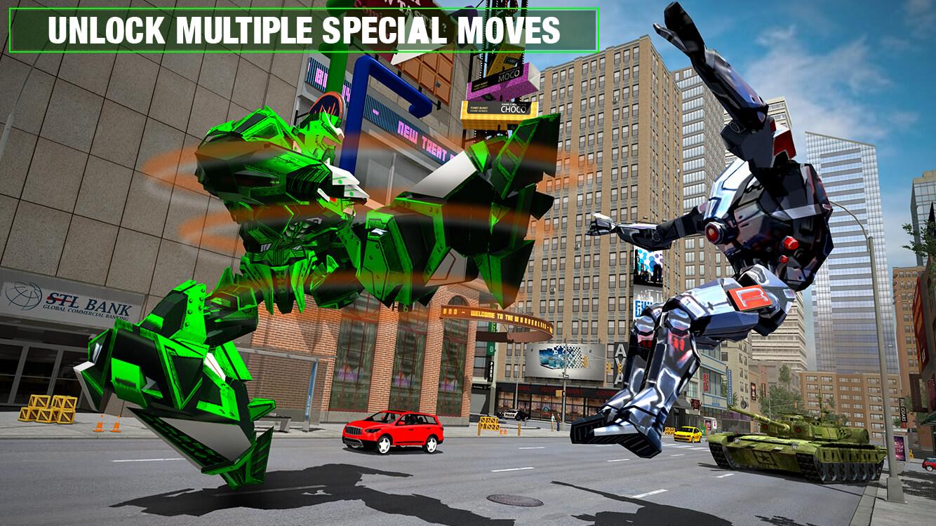 اسکرین شات 3 بازی Crocodile Robot Transform Game