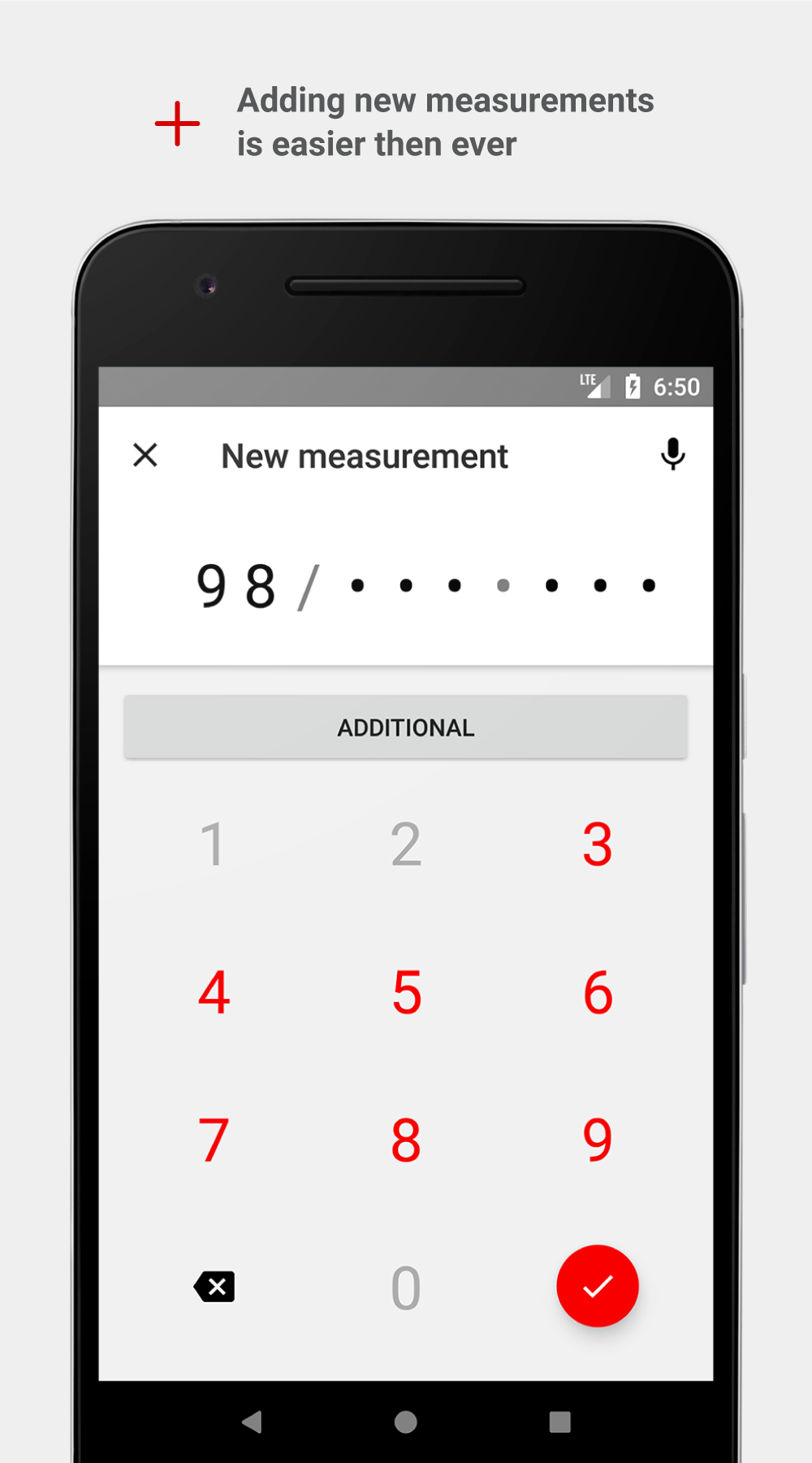 اسکرین شات 2 برنامه Cardio Journal — Blood Pressure Log