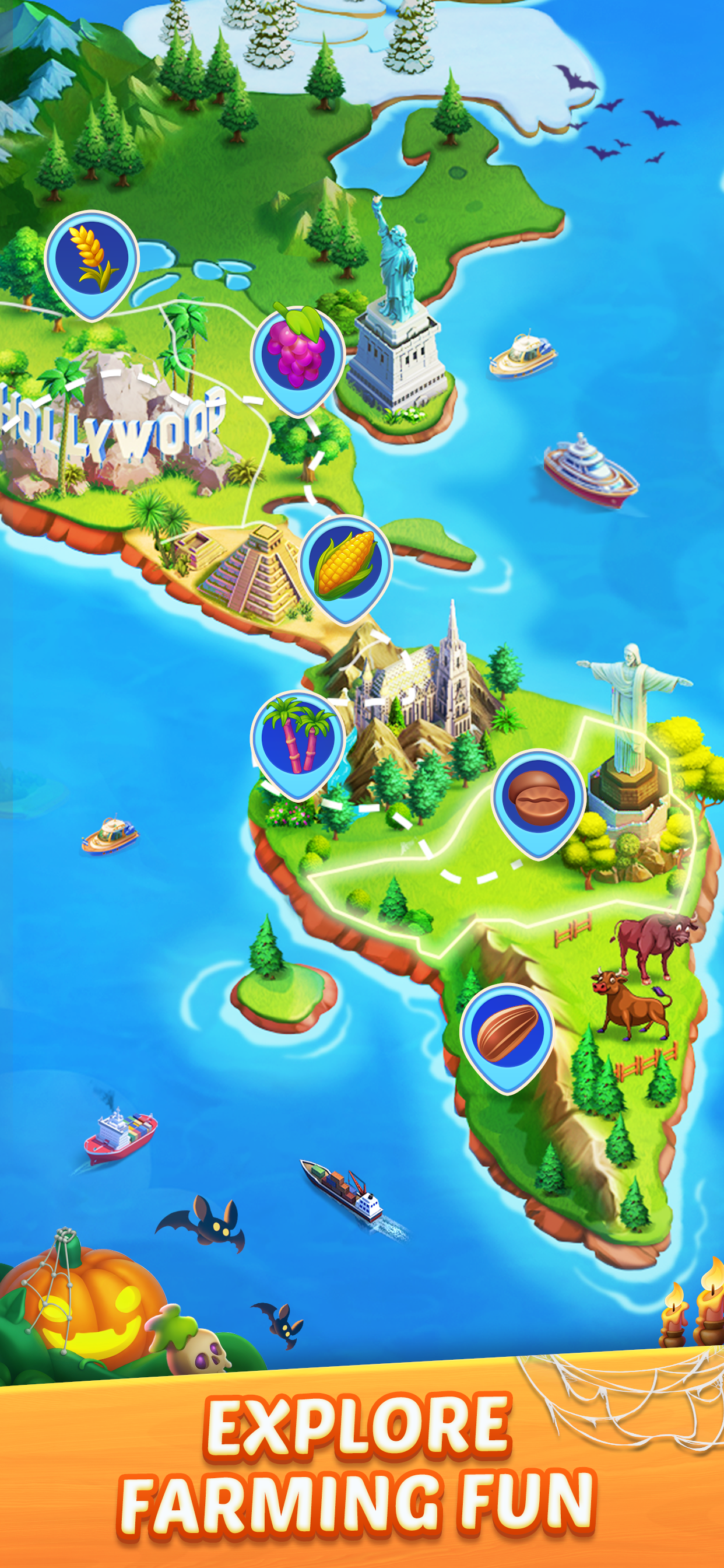 اسکرین شات 5 بازی Solitaire Farm Adventure Games