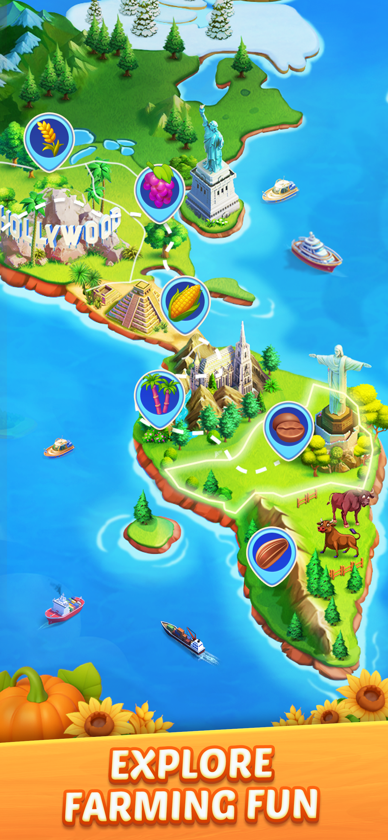 اسکرین شات 5 بازی Solitaire Farm Adventure