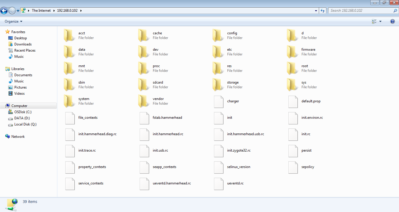 اسکرین شات 1 برنامه WiFi FTP Server