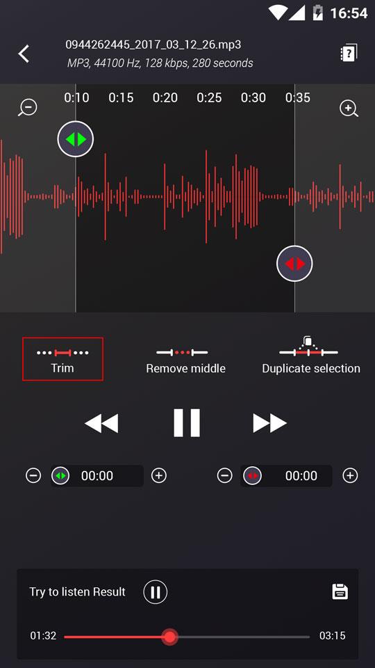 اسکرین شات 4 برنامه Voice Recorder