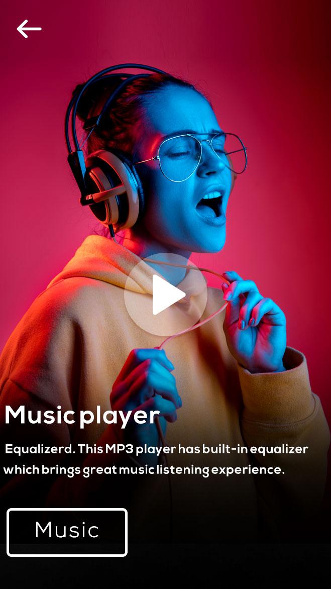 اسکرین شات 1 برنامه Music Player - All In One Mp3