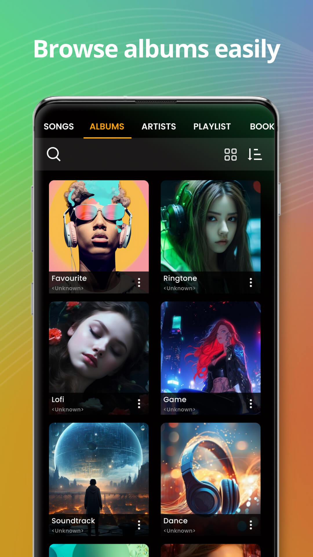 اسکرین شات 6 برنامه Music player