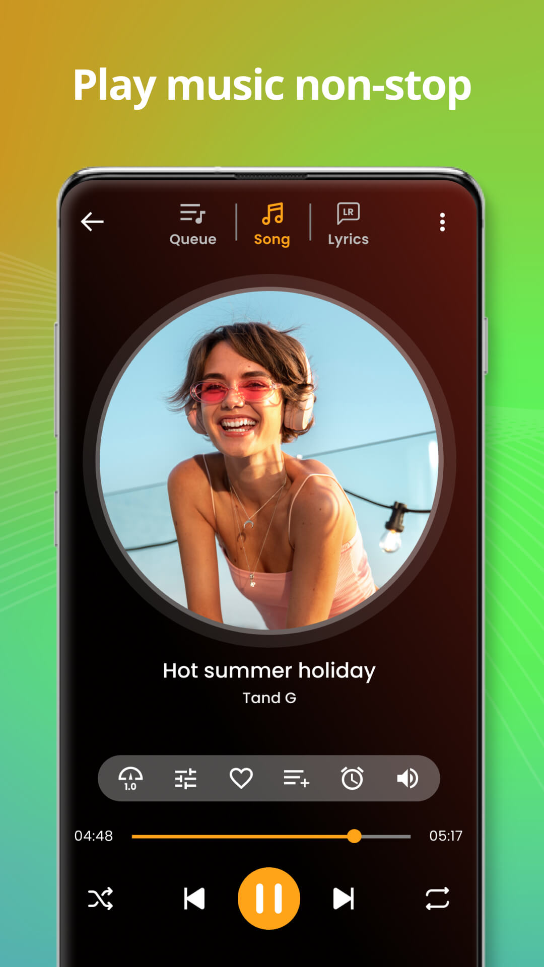 اسکرین شات 3 برنامه Music player