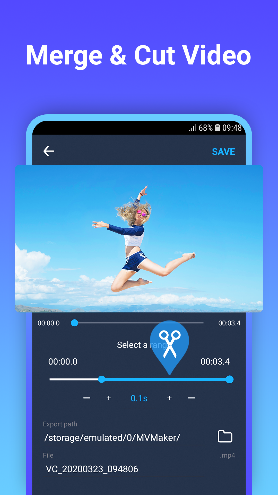 اسکرین شات 3 برنامه Video maker with photo & music
