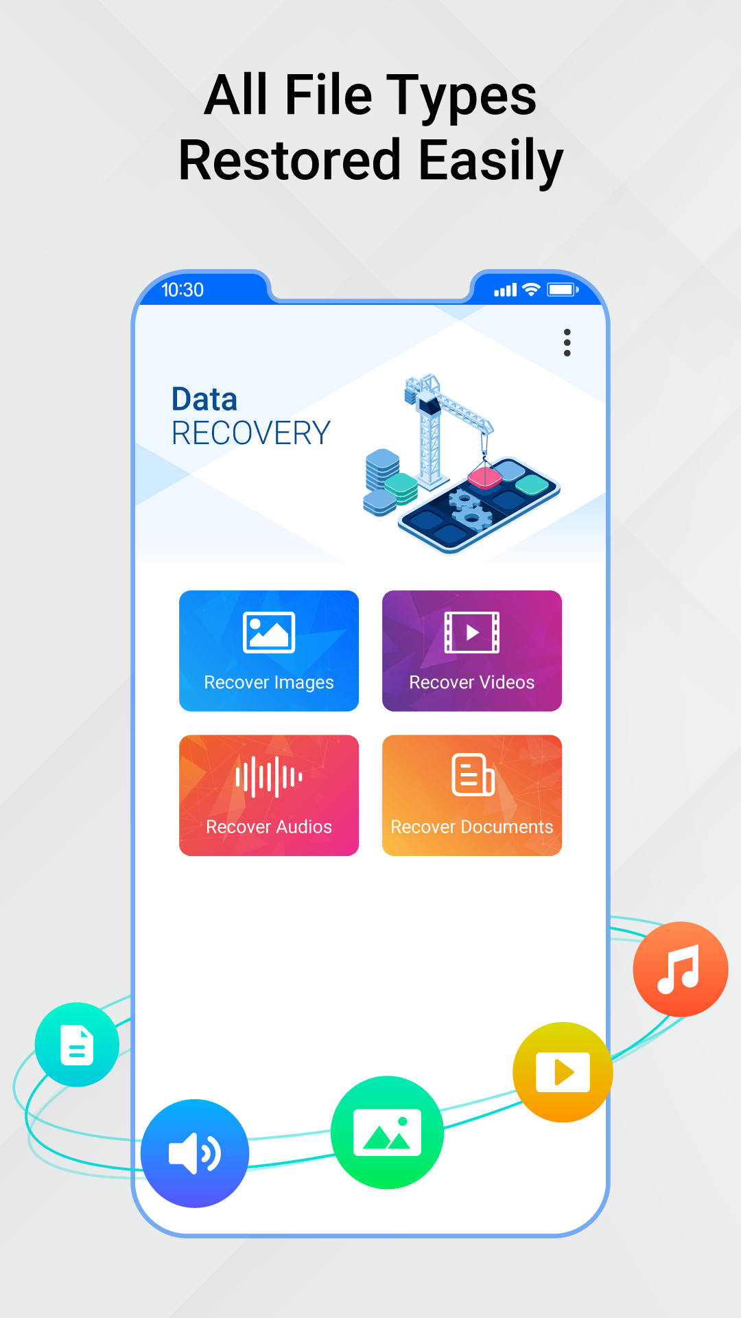 اسکرین شات 1 برنامه Photo Recovery: Video Recovery