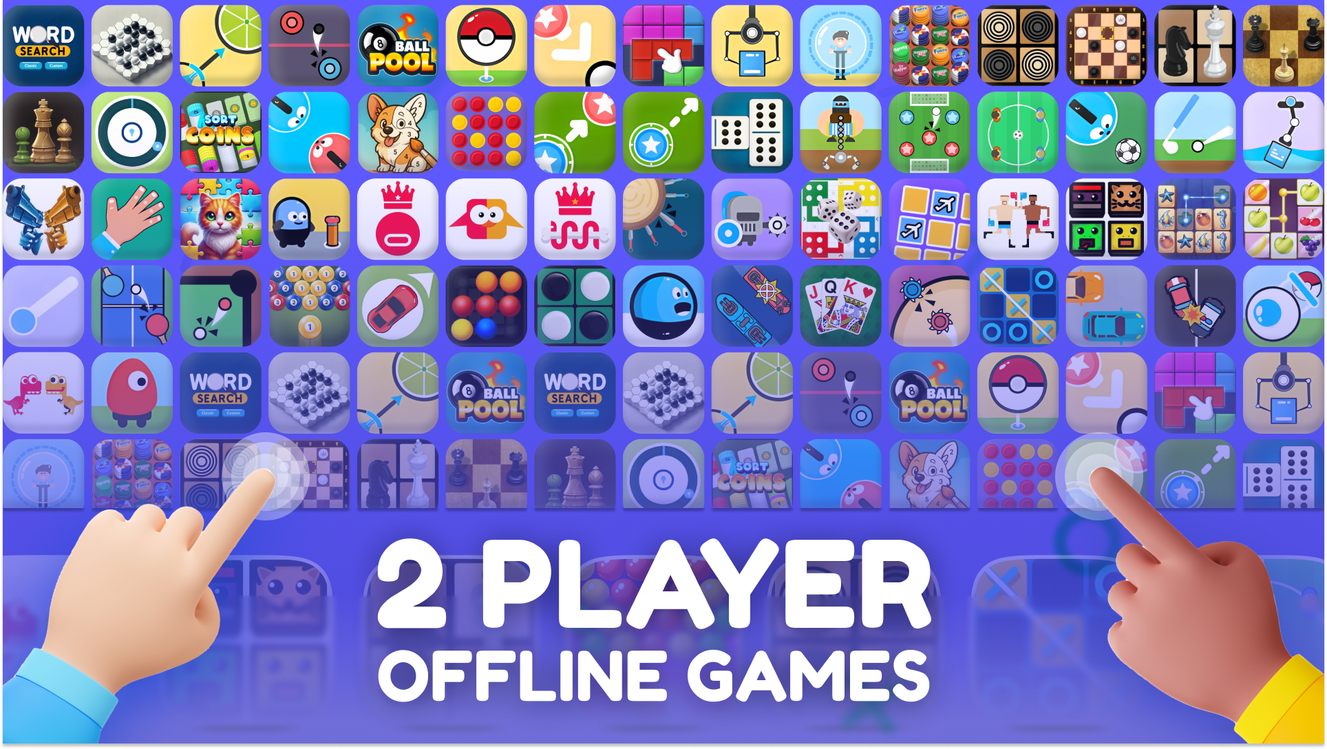 اسکرین شات 1 بازی 2 Player - Offline Games 1234