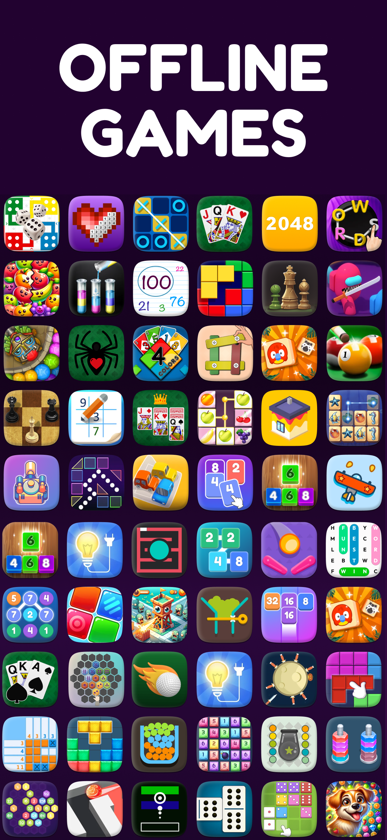 اسکرین شات 7 بازی 100+ Offline Games No WiFi Fun