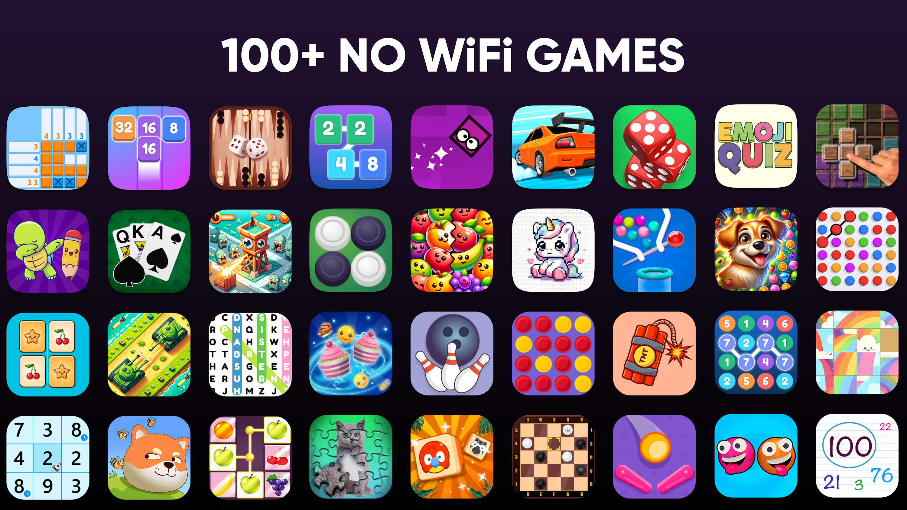 اسکرین شات 2 بازی 100+ Offline Games No WiFi Fun