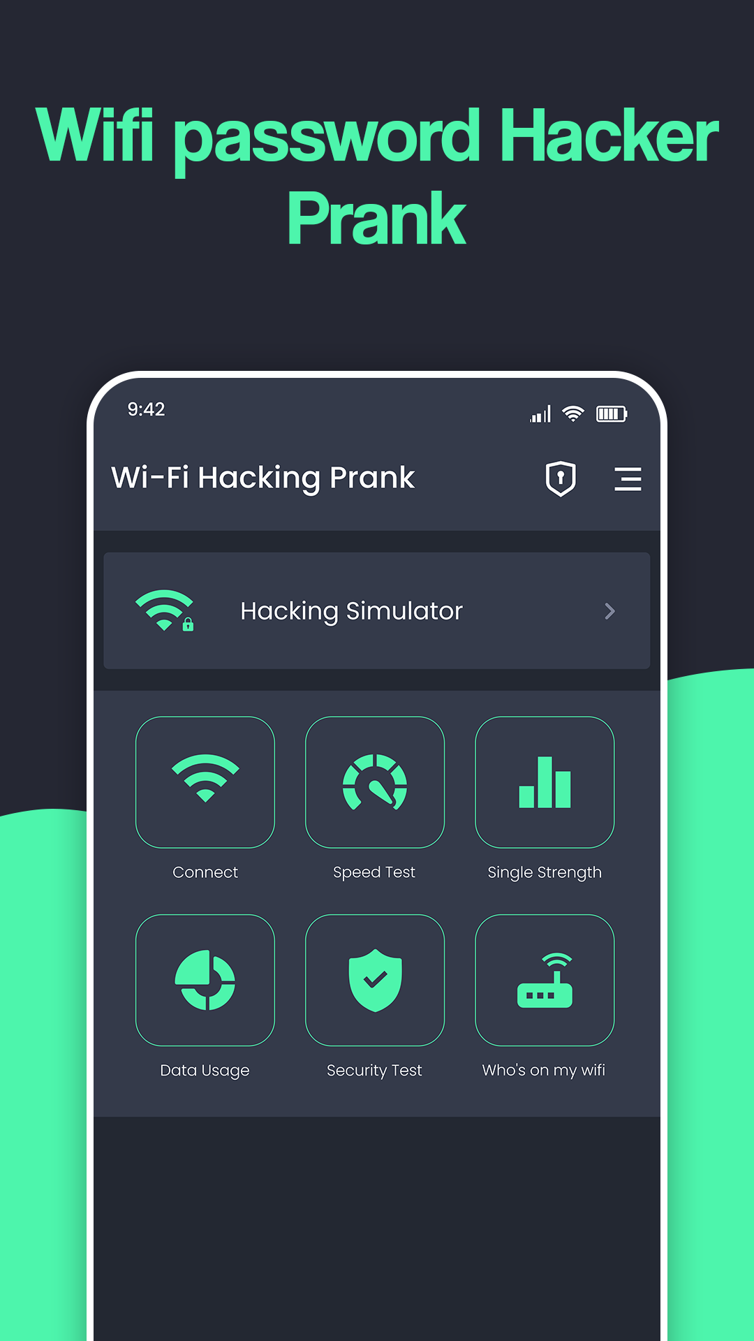 اسکرین شات 6 برنامه Wifi Password Hacker Prank