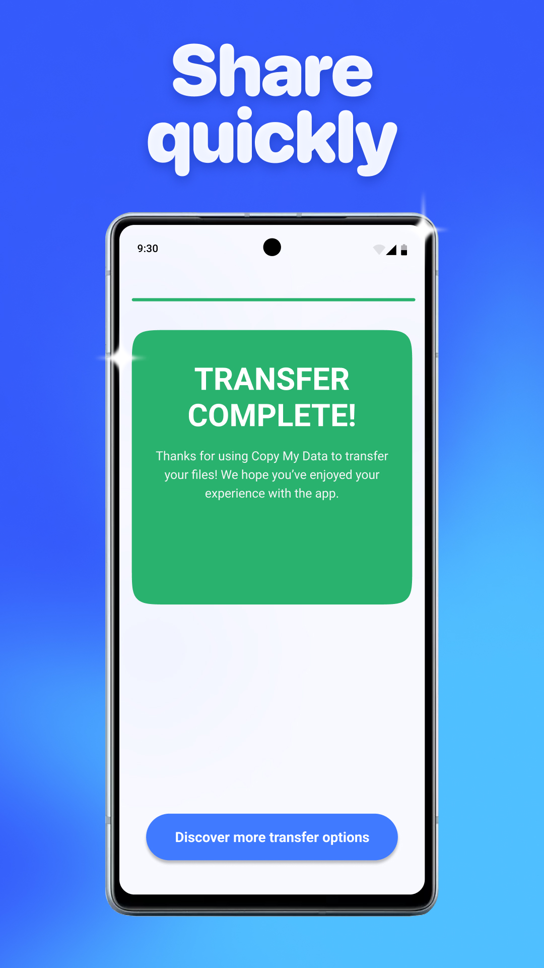 اسکرین شات 4 برنامه Copy My Data: Transfer Content
