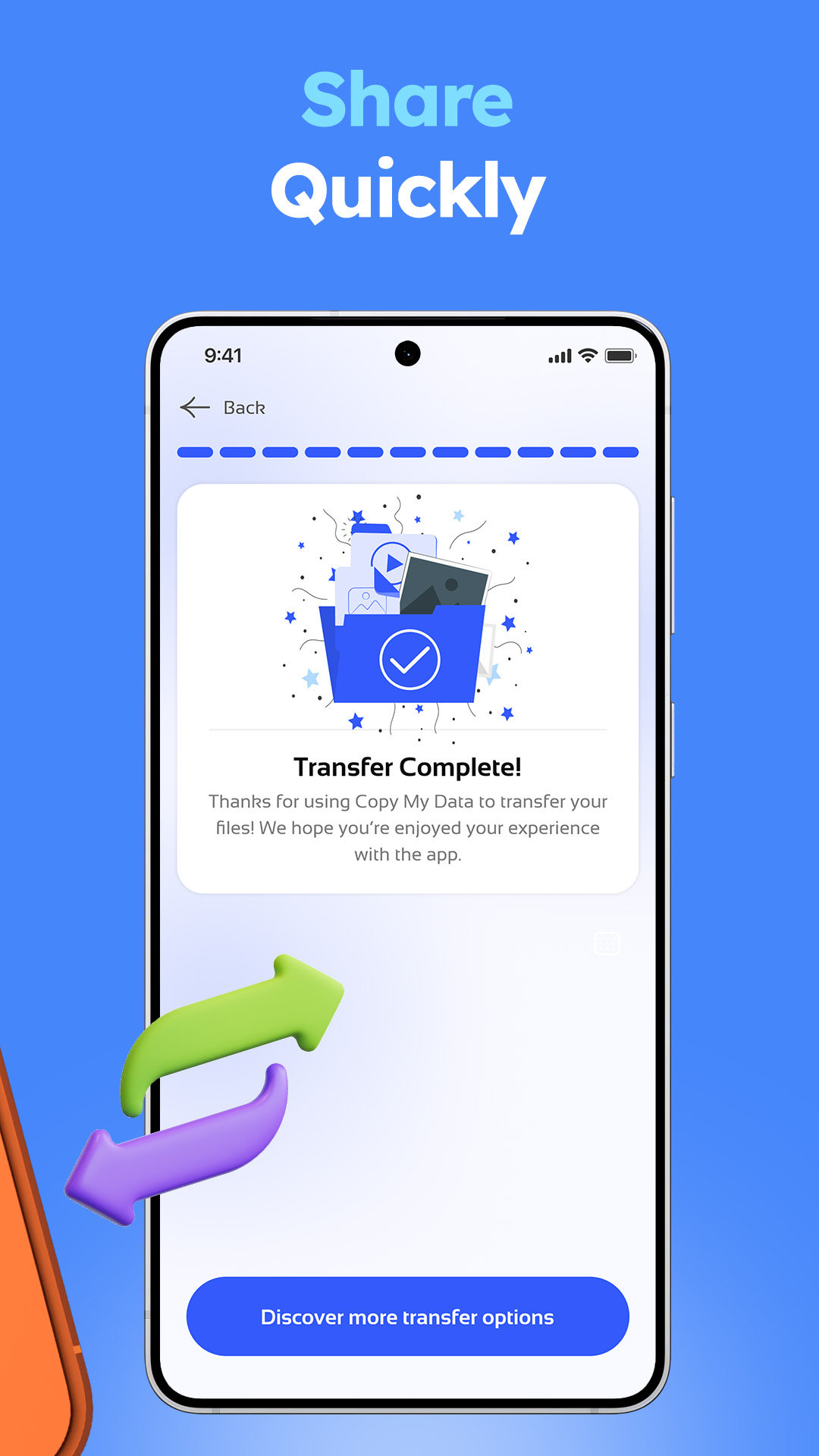 اسکرین شات 3 برنامه Copy My Data: Transfer Content