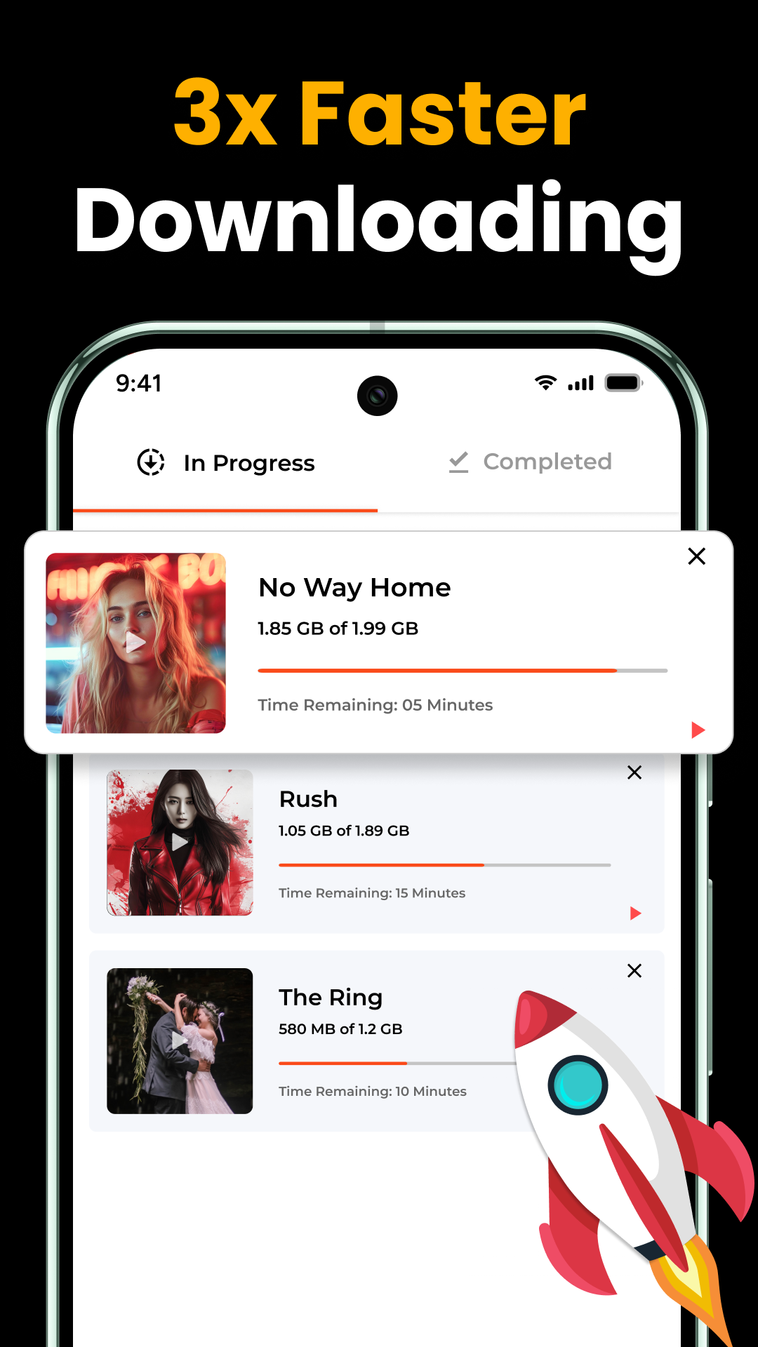 اسکرین شات 2 برنامه X Video Downloader - HD Player