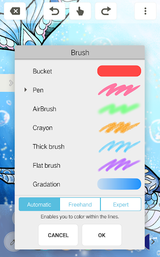 اسکرین شات 3 برنامه MediBang Colors coloring book