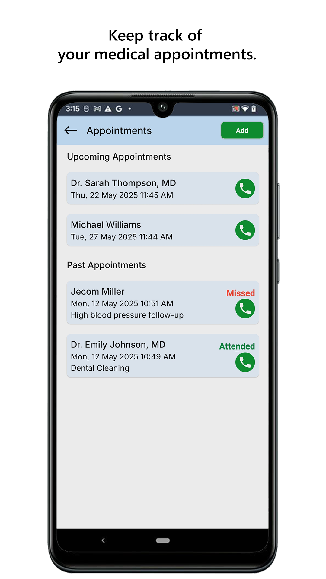اسکرین شات 4 برنامه Medical Reminder