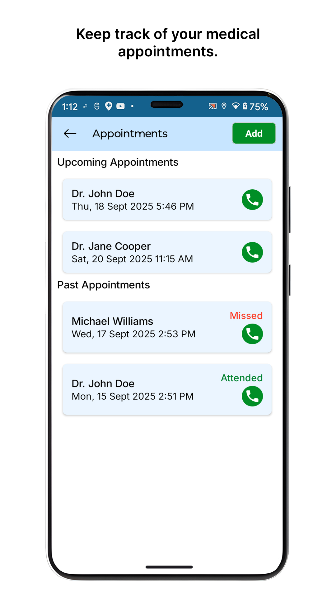 اسکرین شات 4 برنامه Medical Reminder