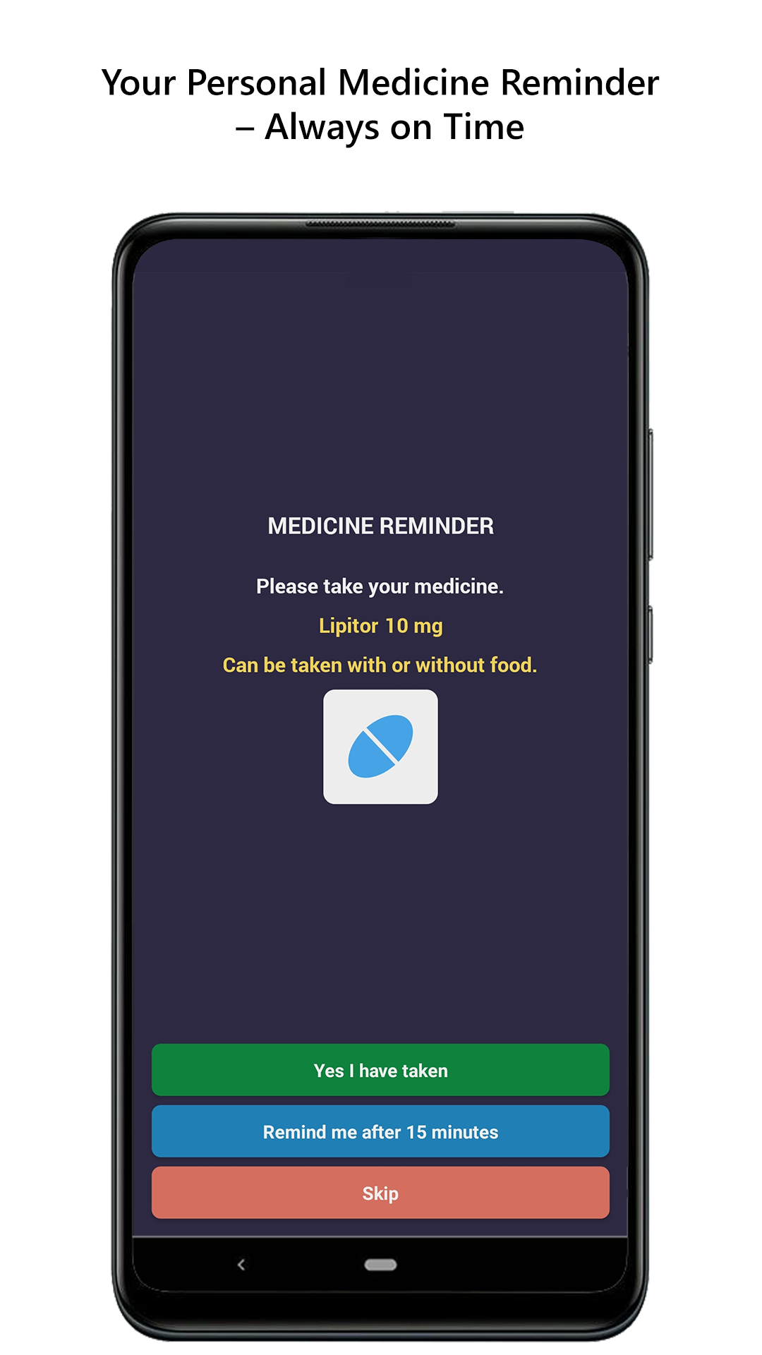 اسکرین شات 7 برنامه Medical Reminder