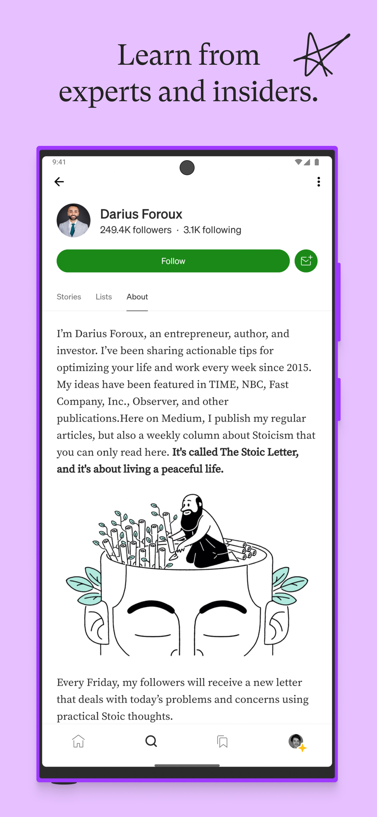 اسکرین شات 3 برنامه Medium