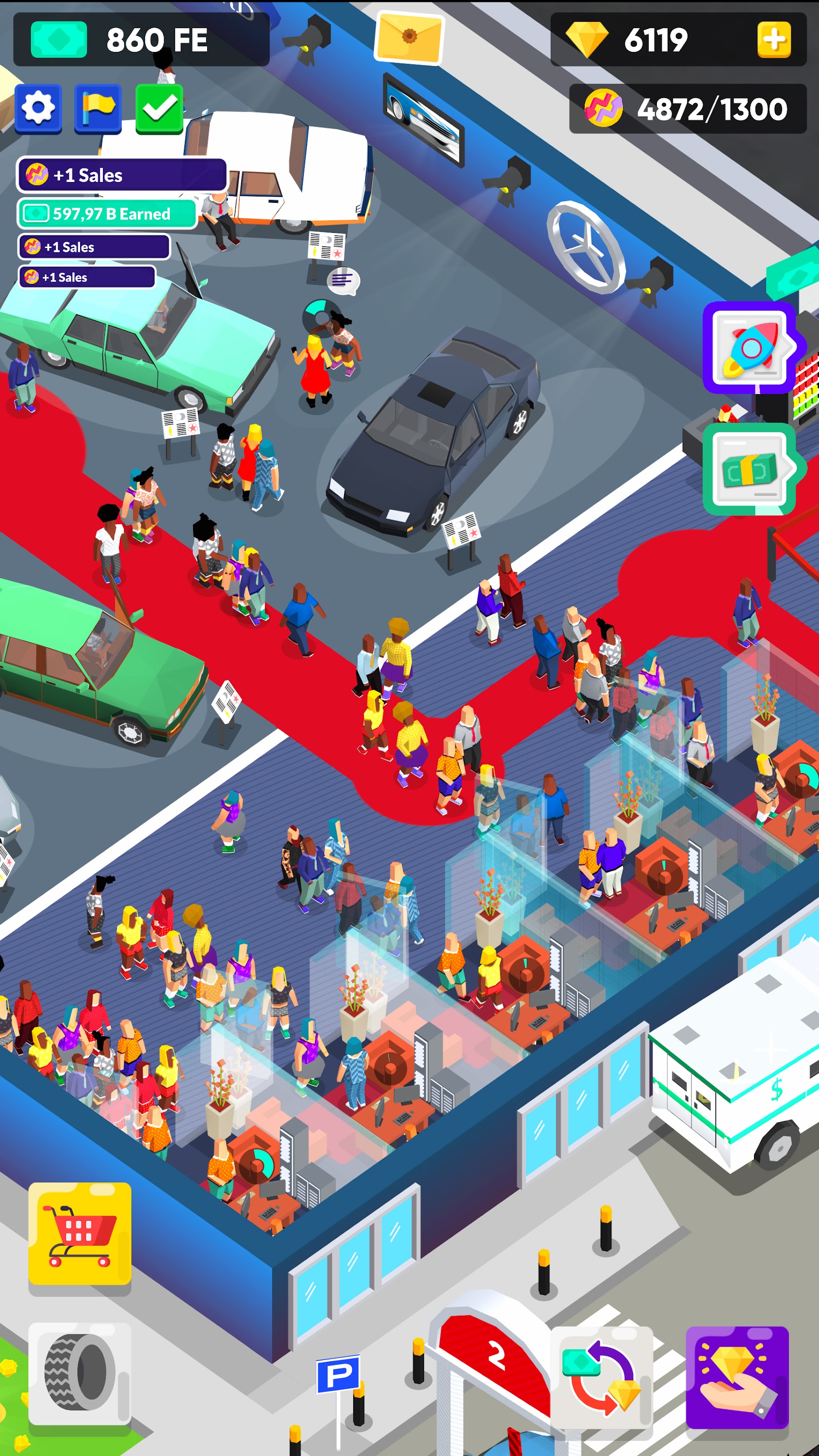 اسکرین شات 7 بازی Car Shop Tycoon: Idle Dealer