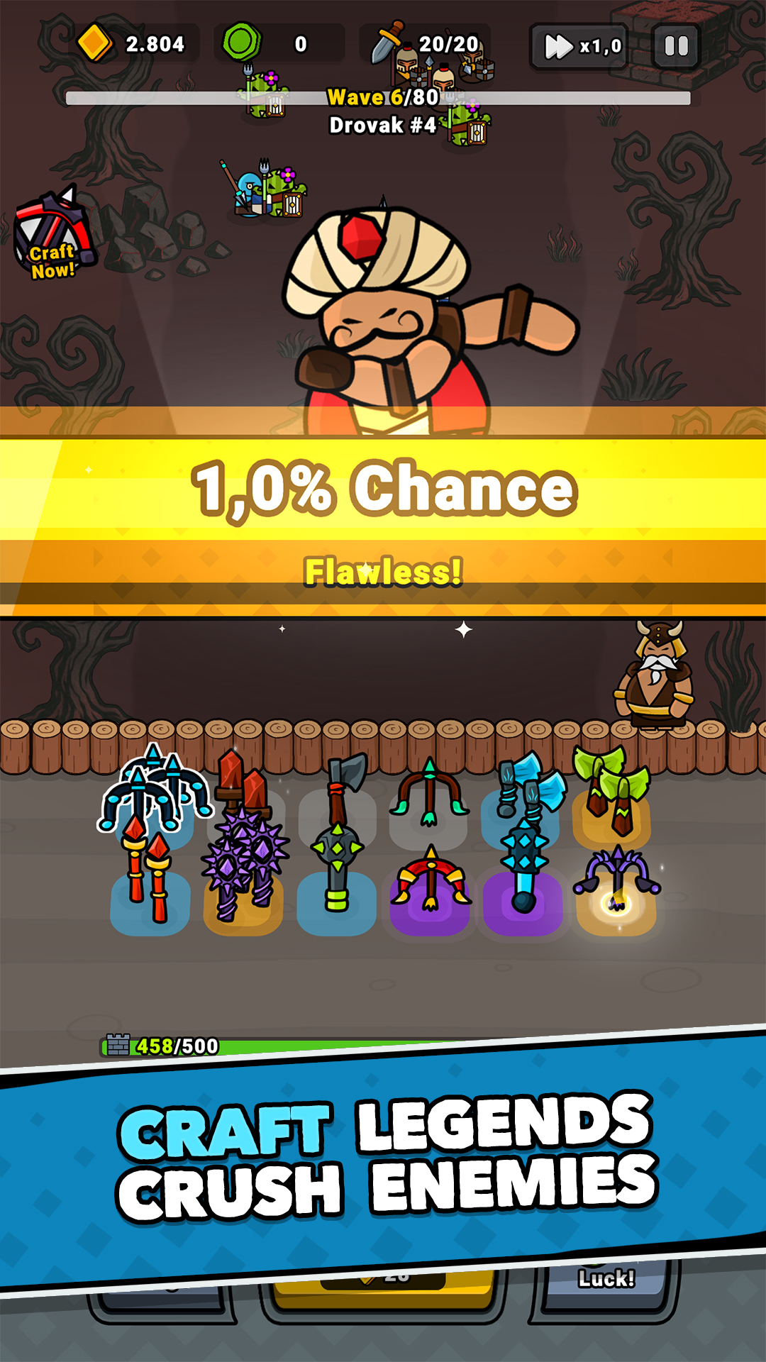 اسکرین شات 2 بازی Lucky Forge: Idle TD Game