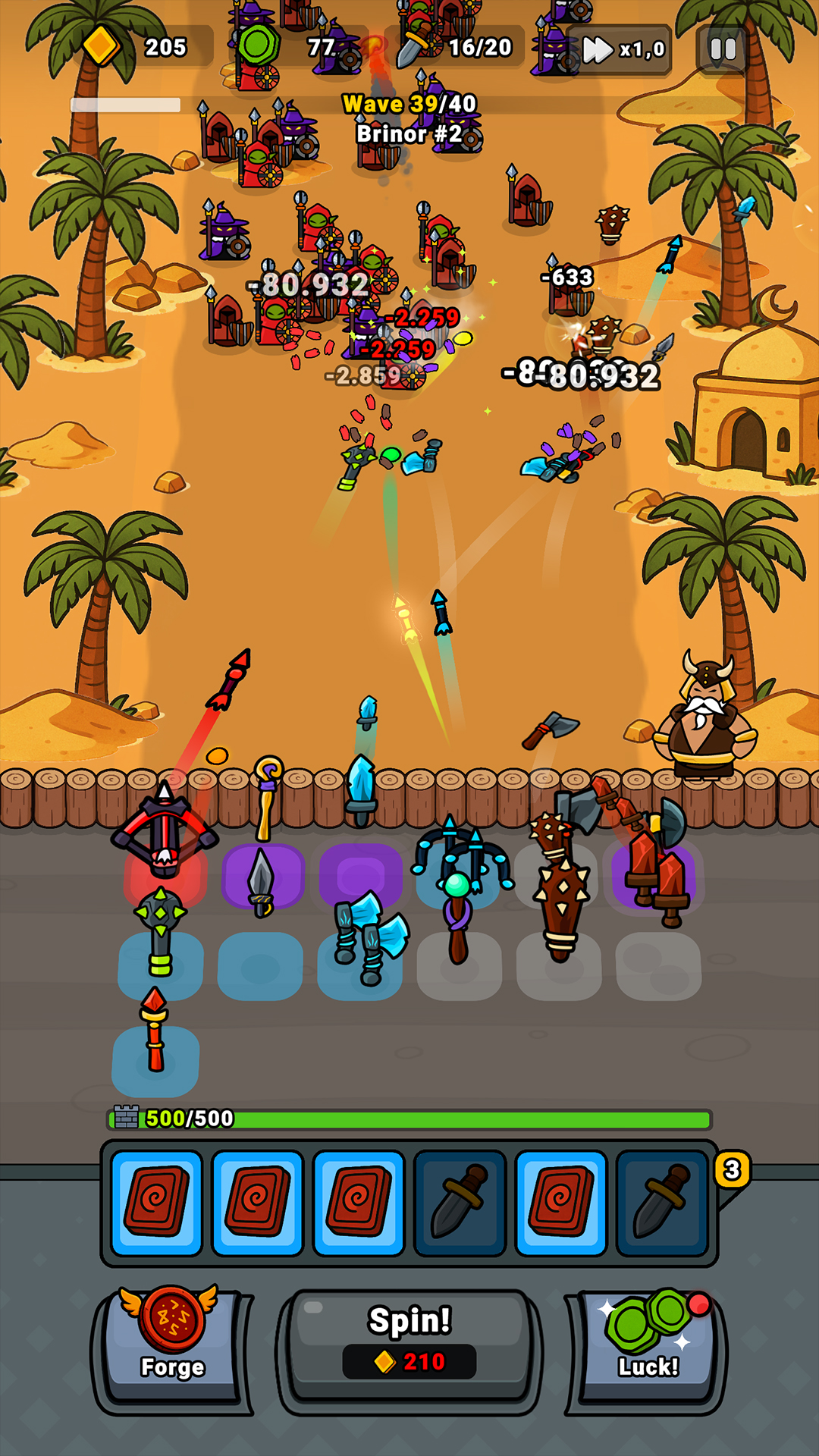 اسکرین شات 7 بازی Lucky Forge: Idle TD Game